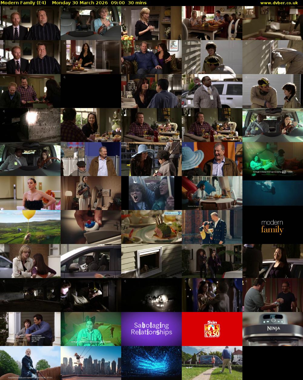 Modern Family (E4) Monday 30 March 2026 09:00 - 09:30