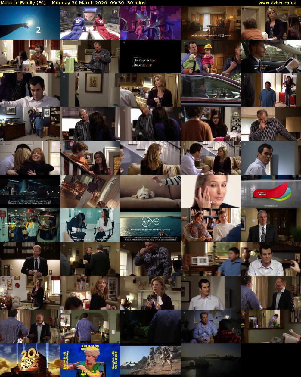 Modern Family (E4) Monday 30 March 2026 09:30 - 10:00