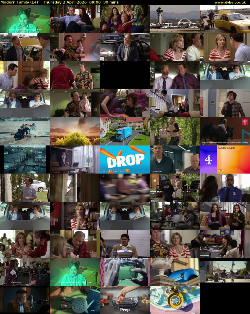 Modern Family (E4) Thursday 2 April 2026 09:00 - 09:30