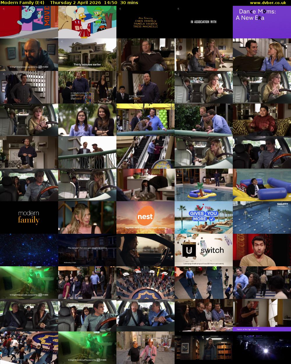 Modern Family (E4) Thursday 2 April 2026 14:50 - 15:20
