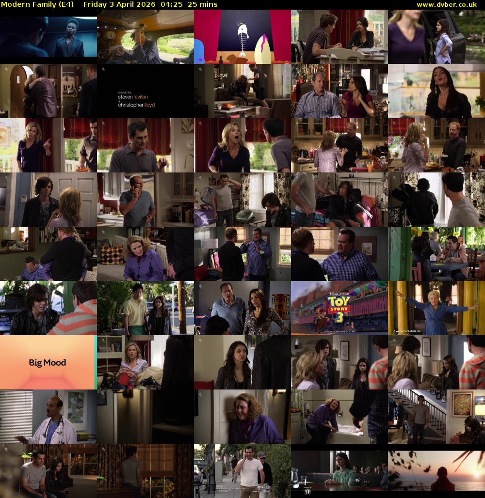 Modern Family (E4) Friday 3 April 2026 04:25 - 04:50