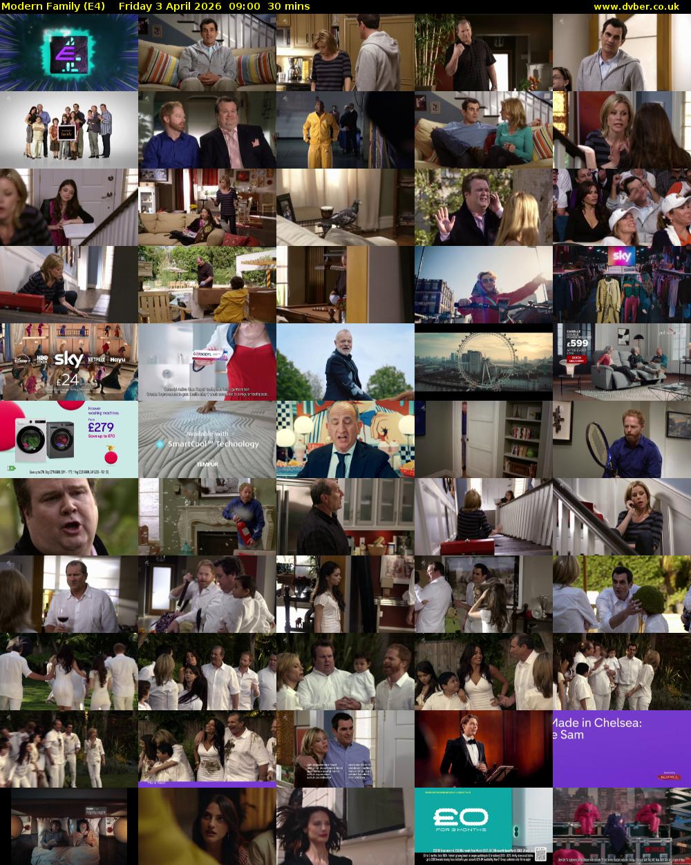 Modern Family (E4) Friday 3 April 2026 09:00 - 09:30