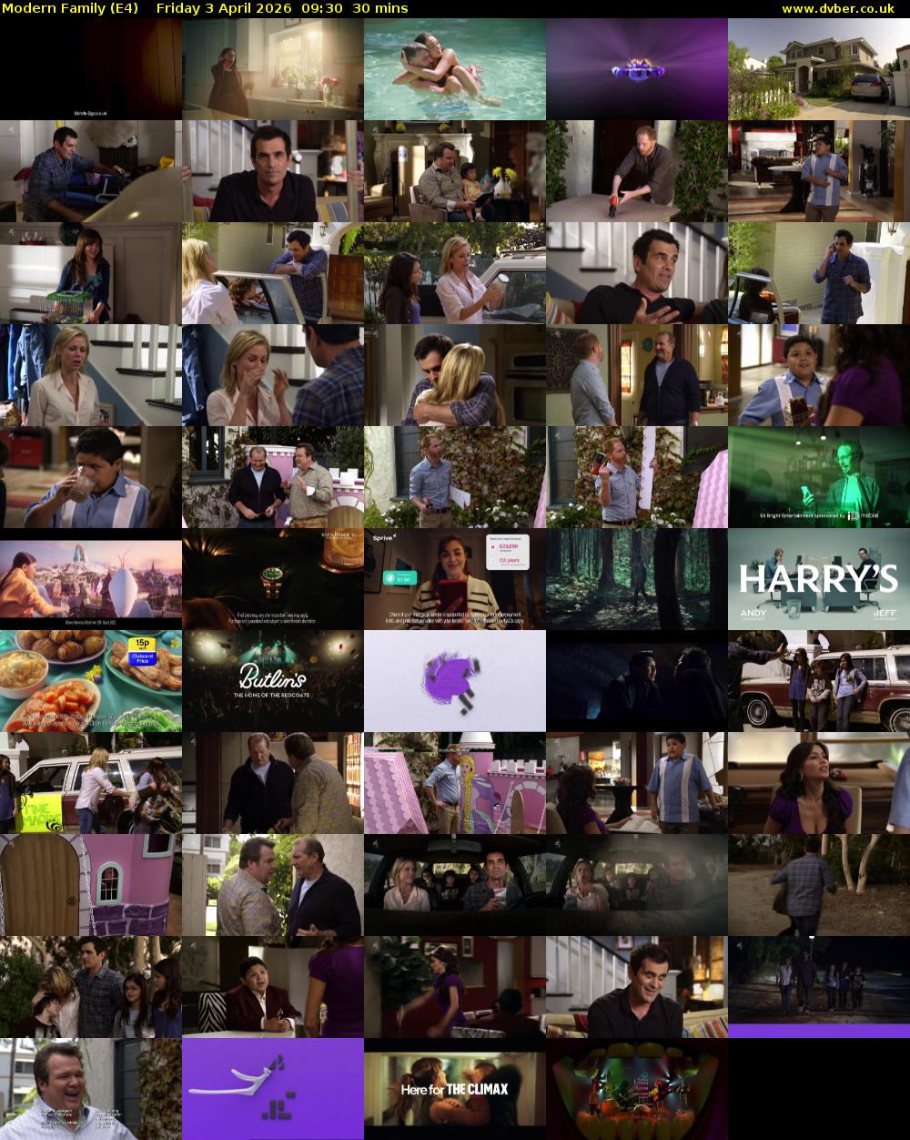 Modern Family (E4) Friday 3 April 2026 09:30 - 10:00