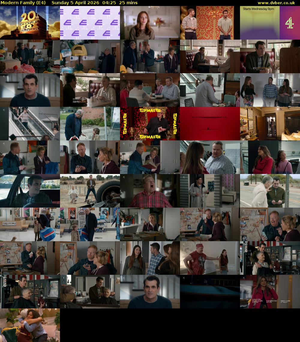 Modern Family (E4) Sunday 5 April 2026 04:25 - 04:50