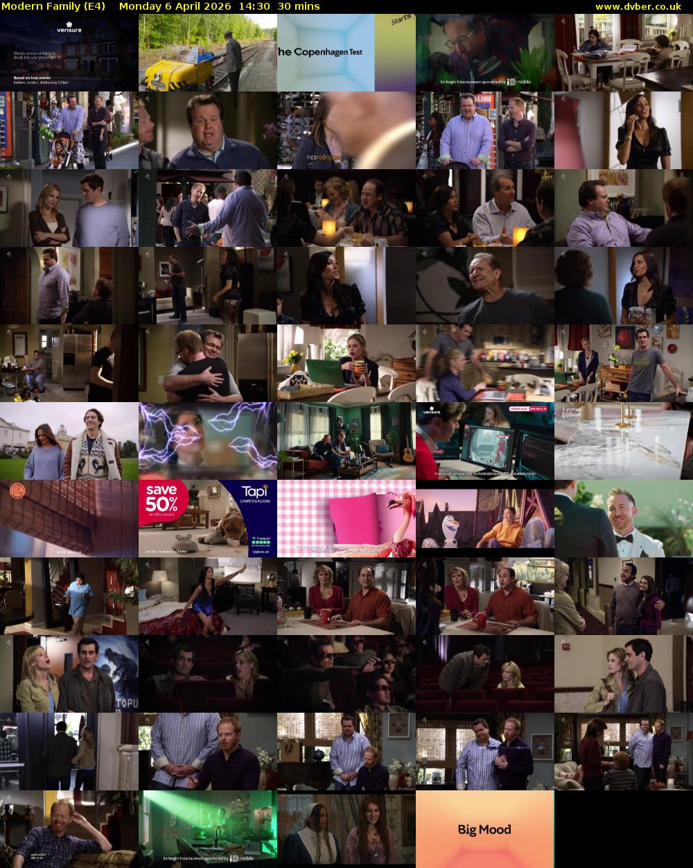 Modern Family (E4) Monday 6 April 2026 14:30 - 15:00