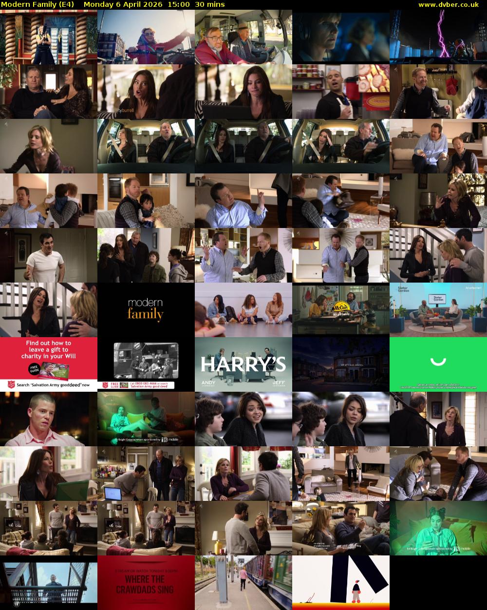 Modern Family (E4) Monday 6 April 2026 15:00 - 15:30