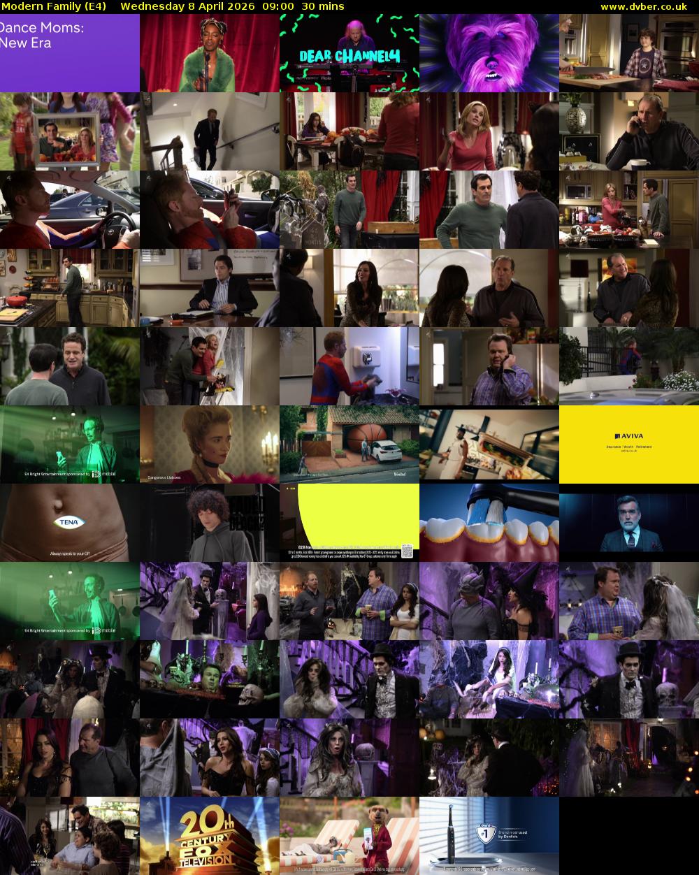 Modern Family (E4) Wednesday 8 April 2026 09:00 - 09:30