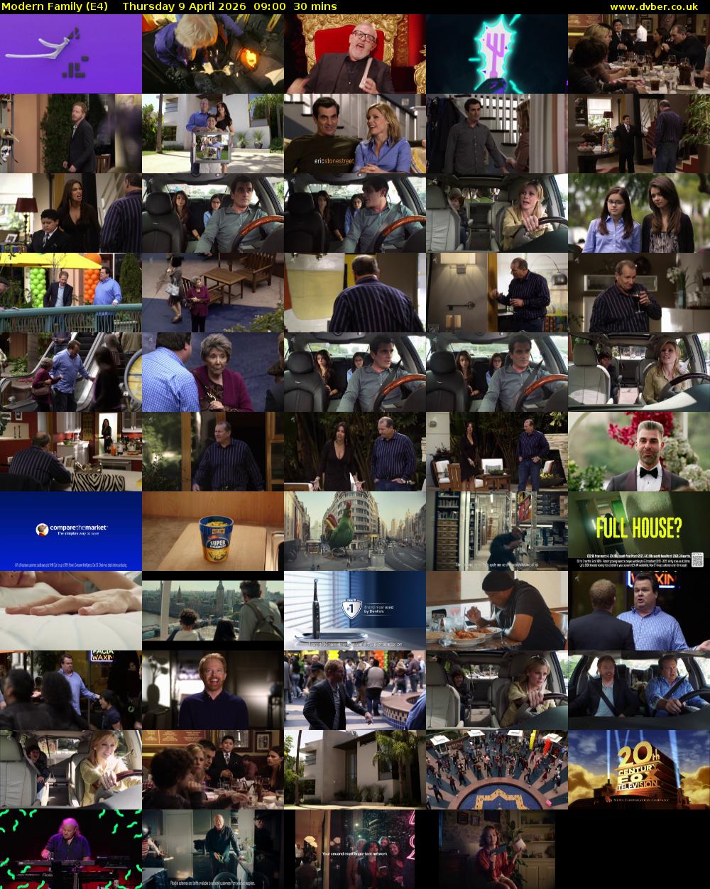 Modern Family (E4) Thursday 9 April 2026 09:00 - 09:30