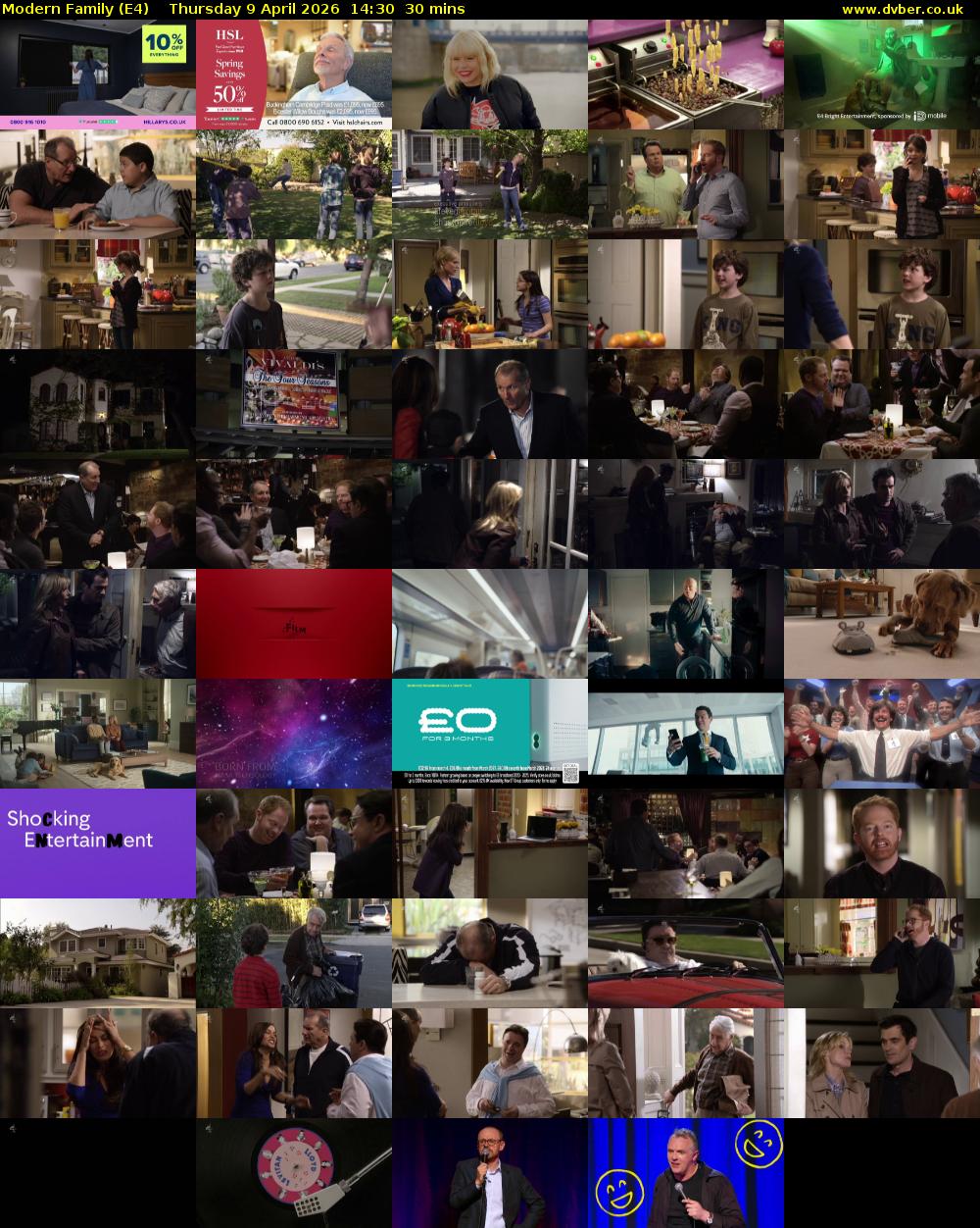 Modern Family (E4) Thursday 9 April 2026 14:30 - 15:00