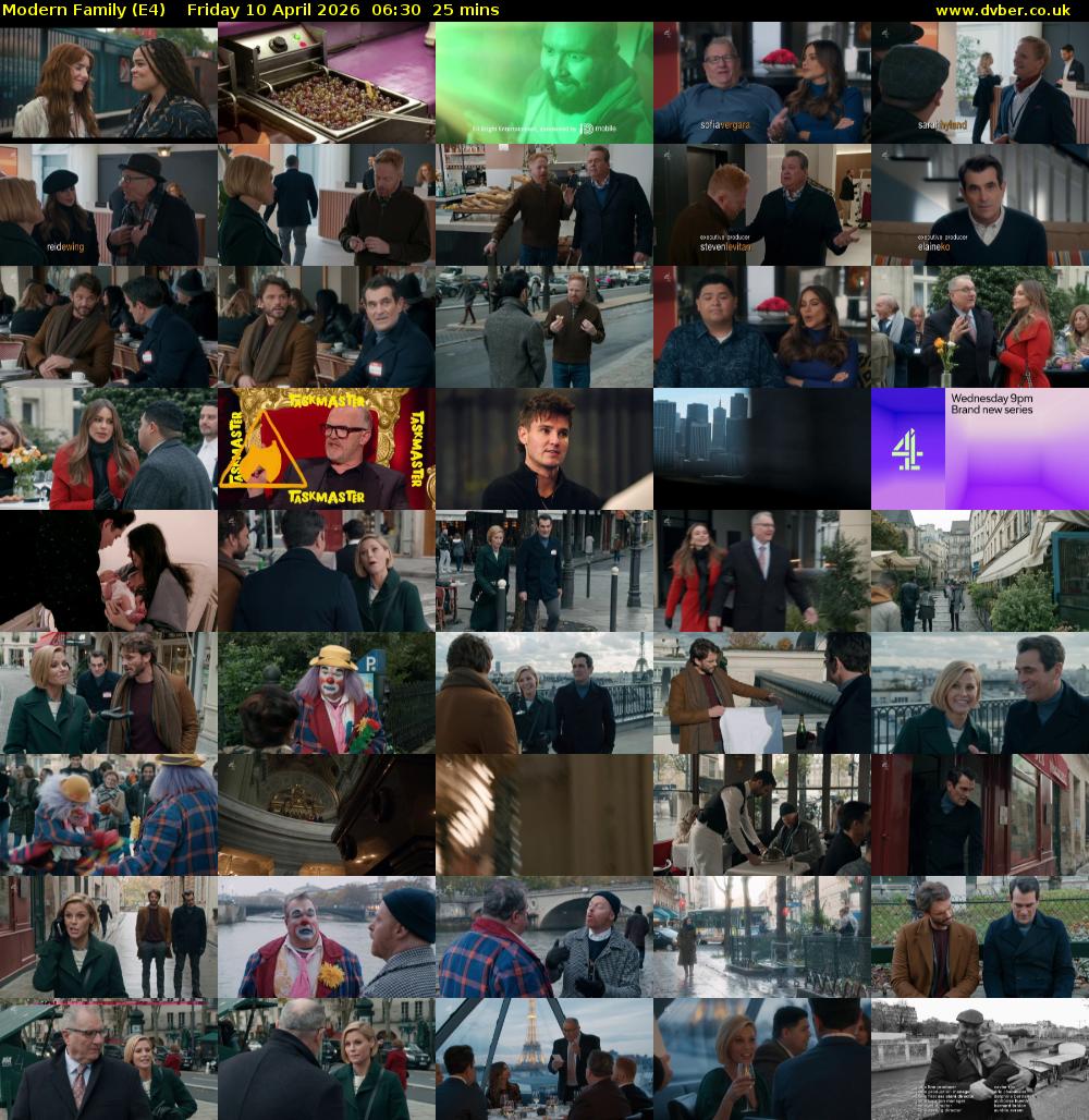 Modern Family (E4) Friday 10 April 2026 06:30 - 06:55