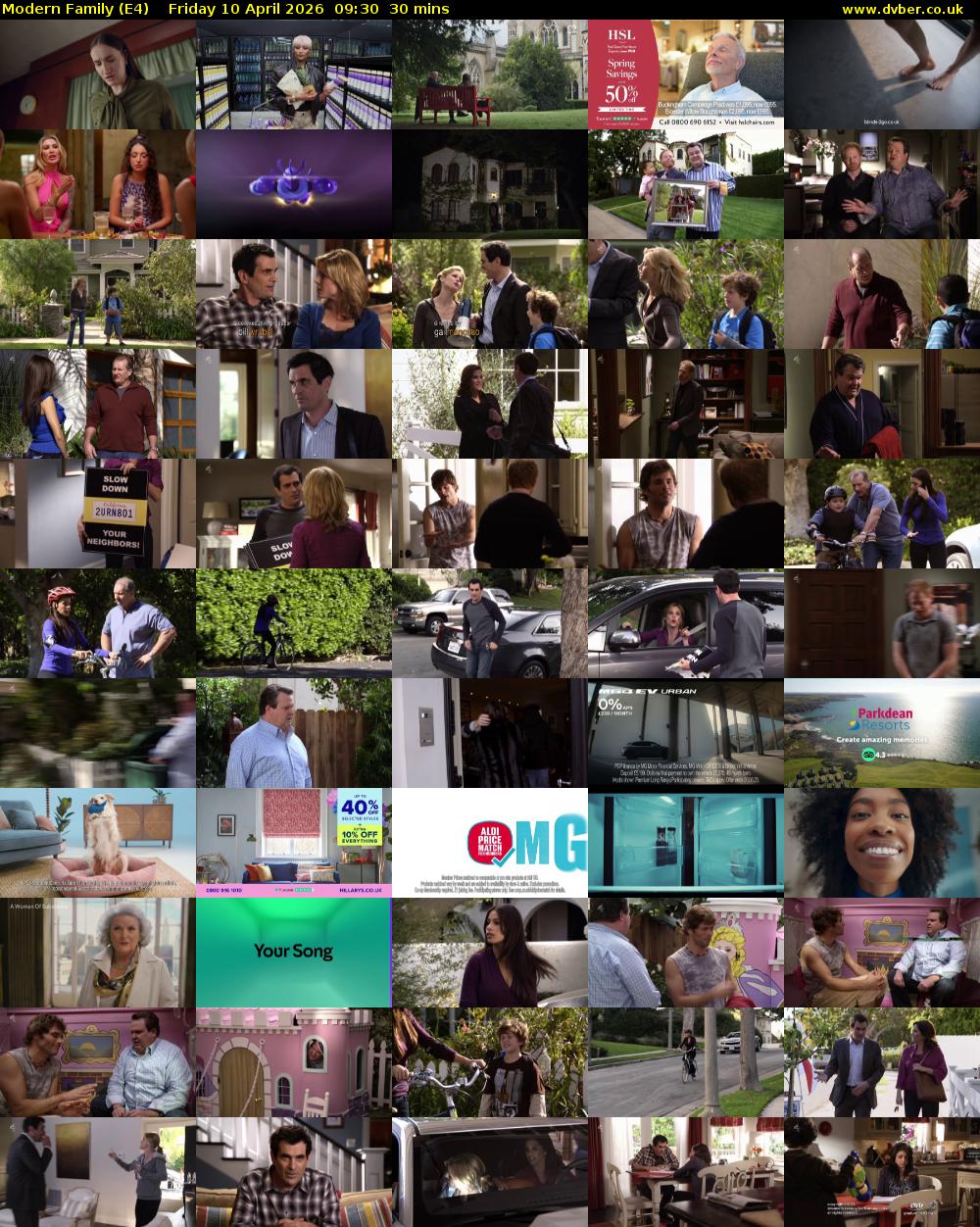 Modern Family (E4) Friday 10 April 2026 09:30 - 10:00