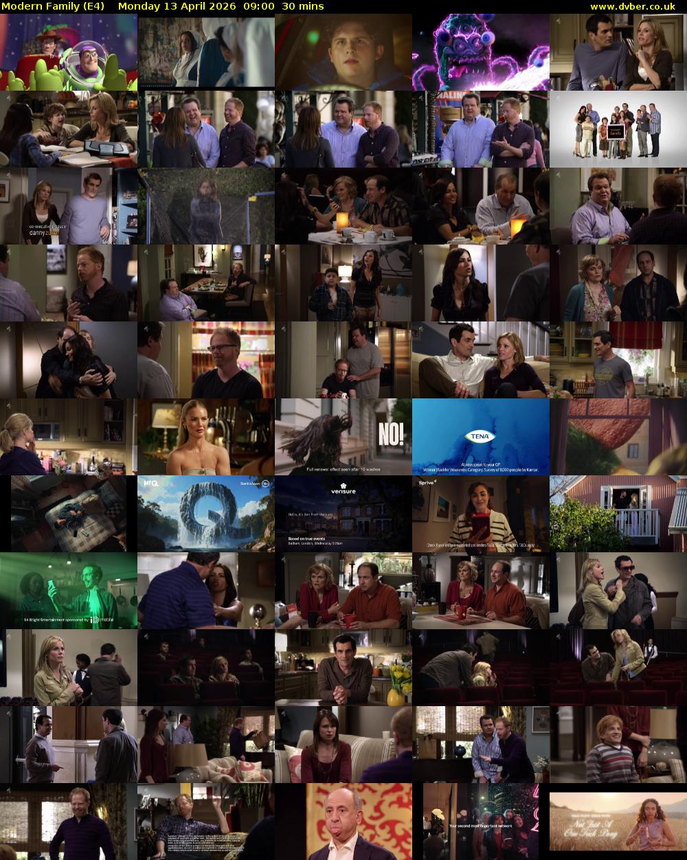 Modern Family (E4) Monday 13 April 2026 09:00 - 09:30