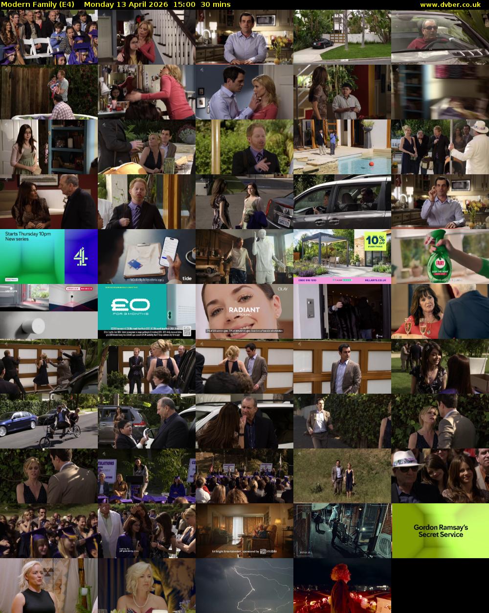 Modern Family (E4) Monday 13 April 2026 15:00 - 15:30