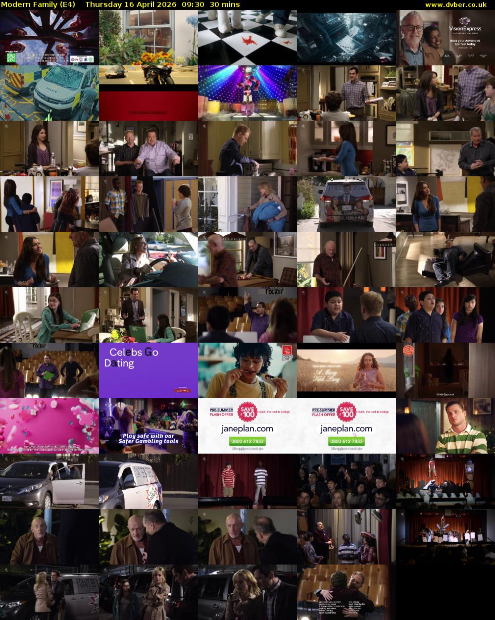 Modern Family (E4) Thursday 16 April 2026 09:30 - 10:00