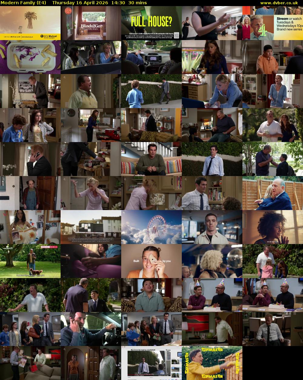 Modern Family (E4) Thursday 16 April 2026 14:30 - 15:00