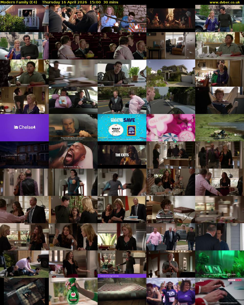 Modern Family (E4) Thursday 16 April 2026 15:00 - 15:30