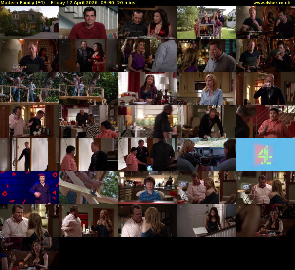 Modern Family (E4) Friday 17 April 2026 03:30 - 03:50