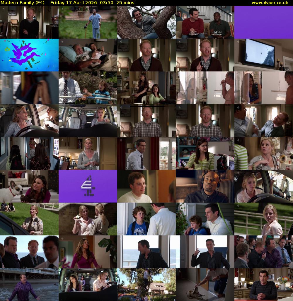 Modern Family (E4) Friday 17 April 2026 03:50 - 04:15