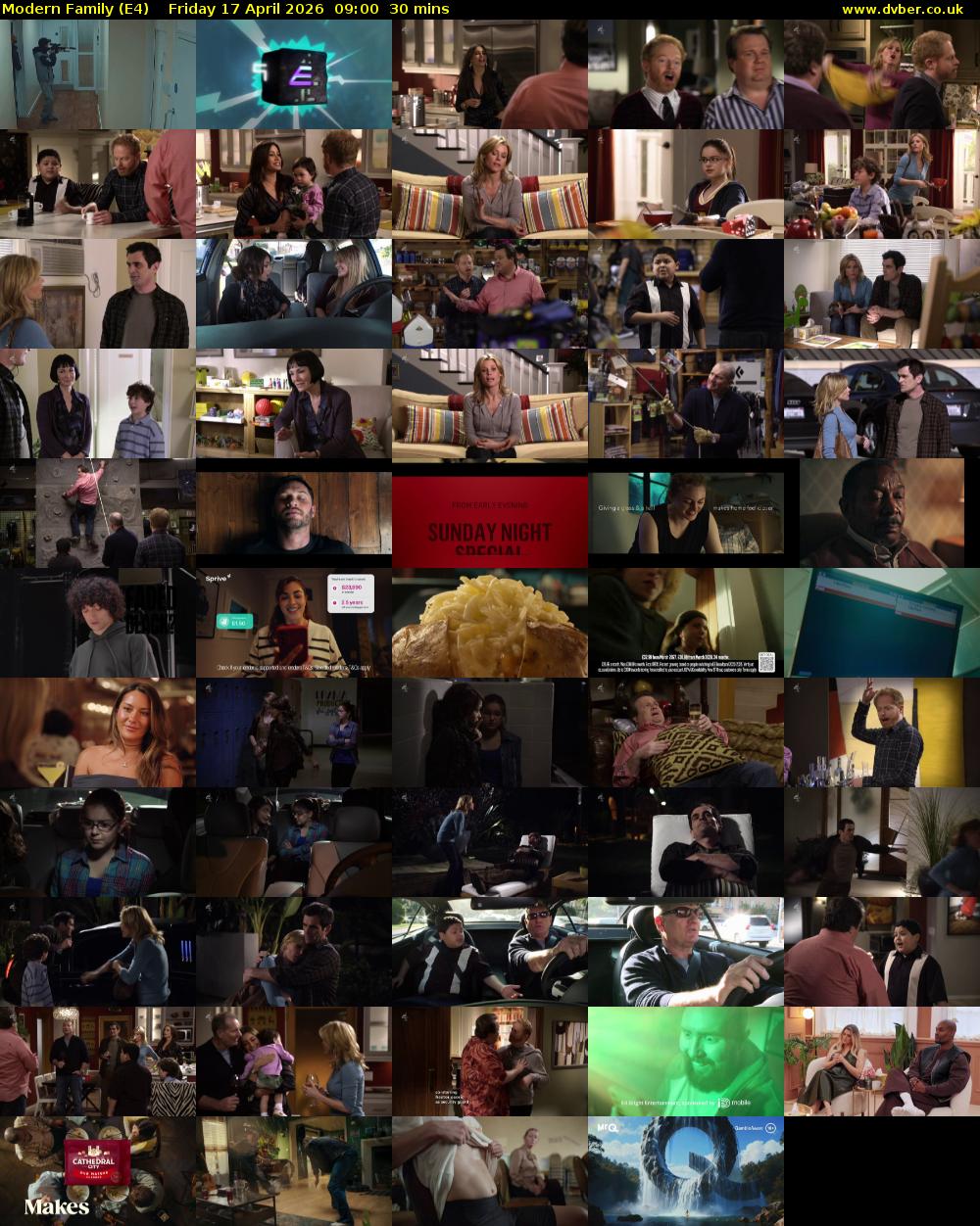 Modern Family (E4) Friday 17 April 2026 09:00 - 09:30