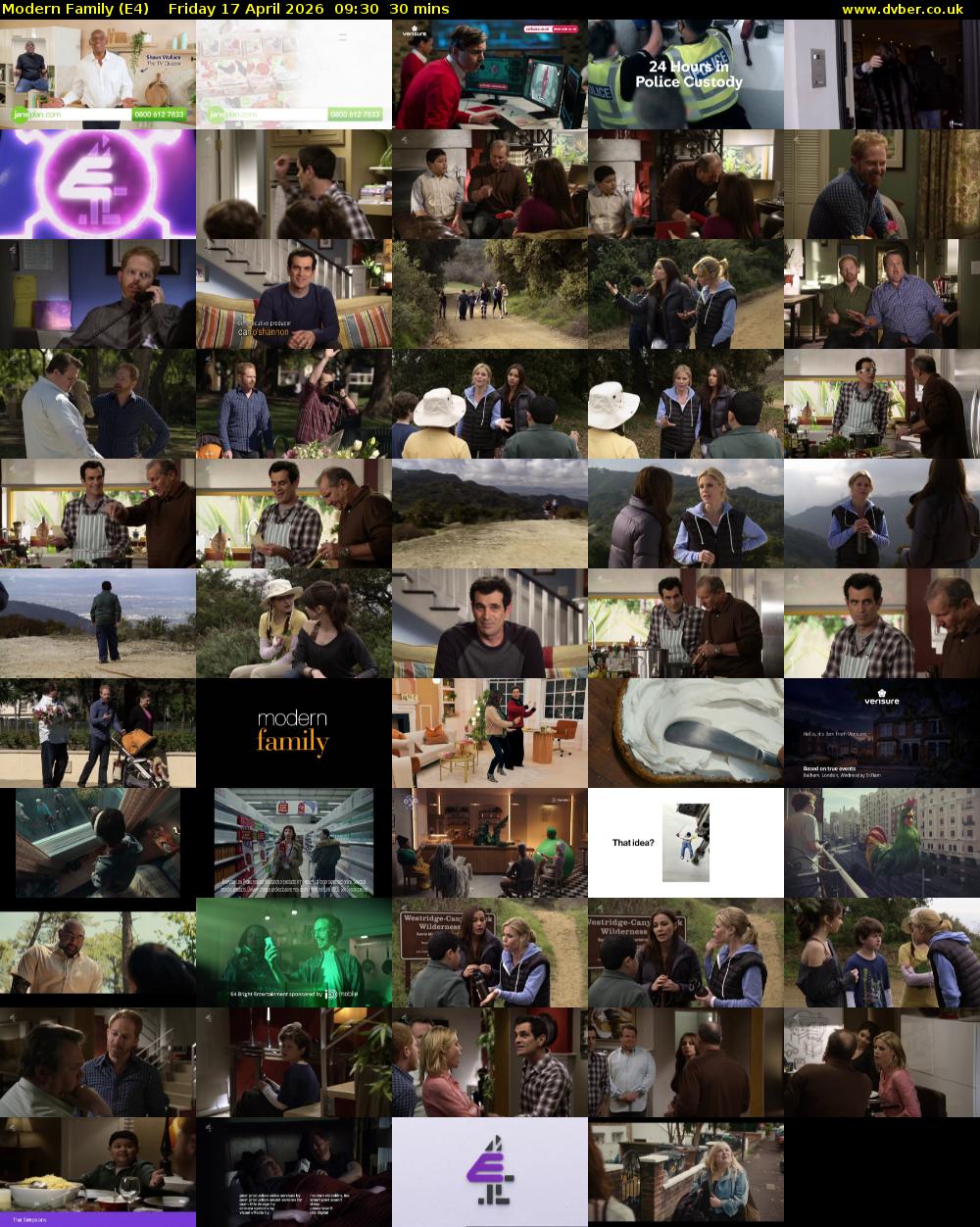 Modern Family (E4) Friday 17 April 2026 09:30 - 10:00