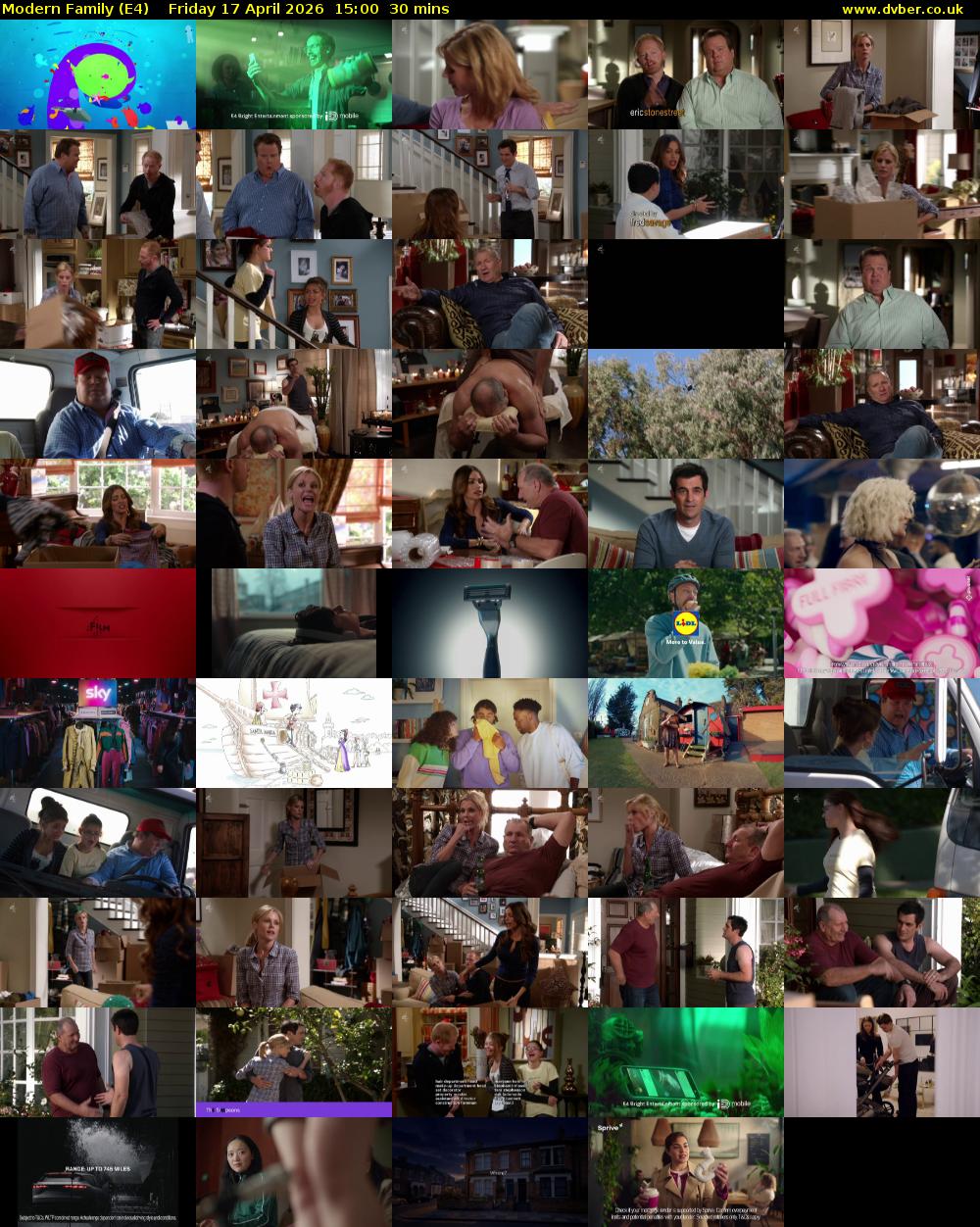 Modern Family (E4) Friday 17 April 2026 15:00 - 15:30