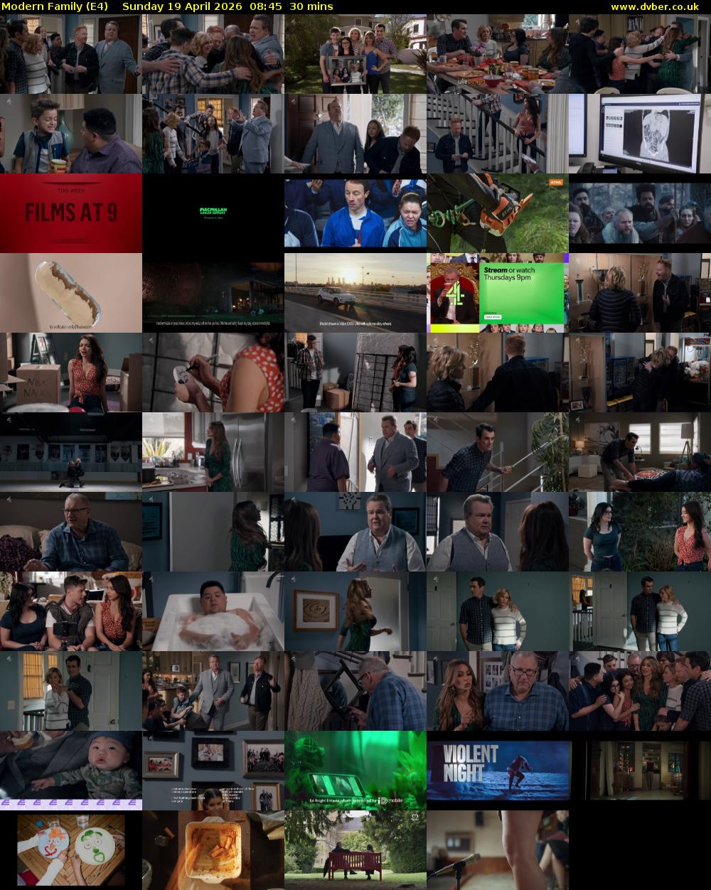 Modern Family (E4) Sunday 19 April 2026 08:45 - 09:15