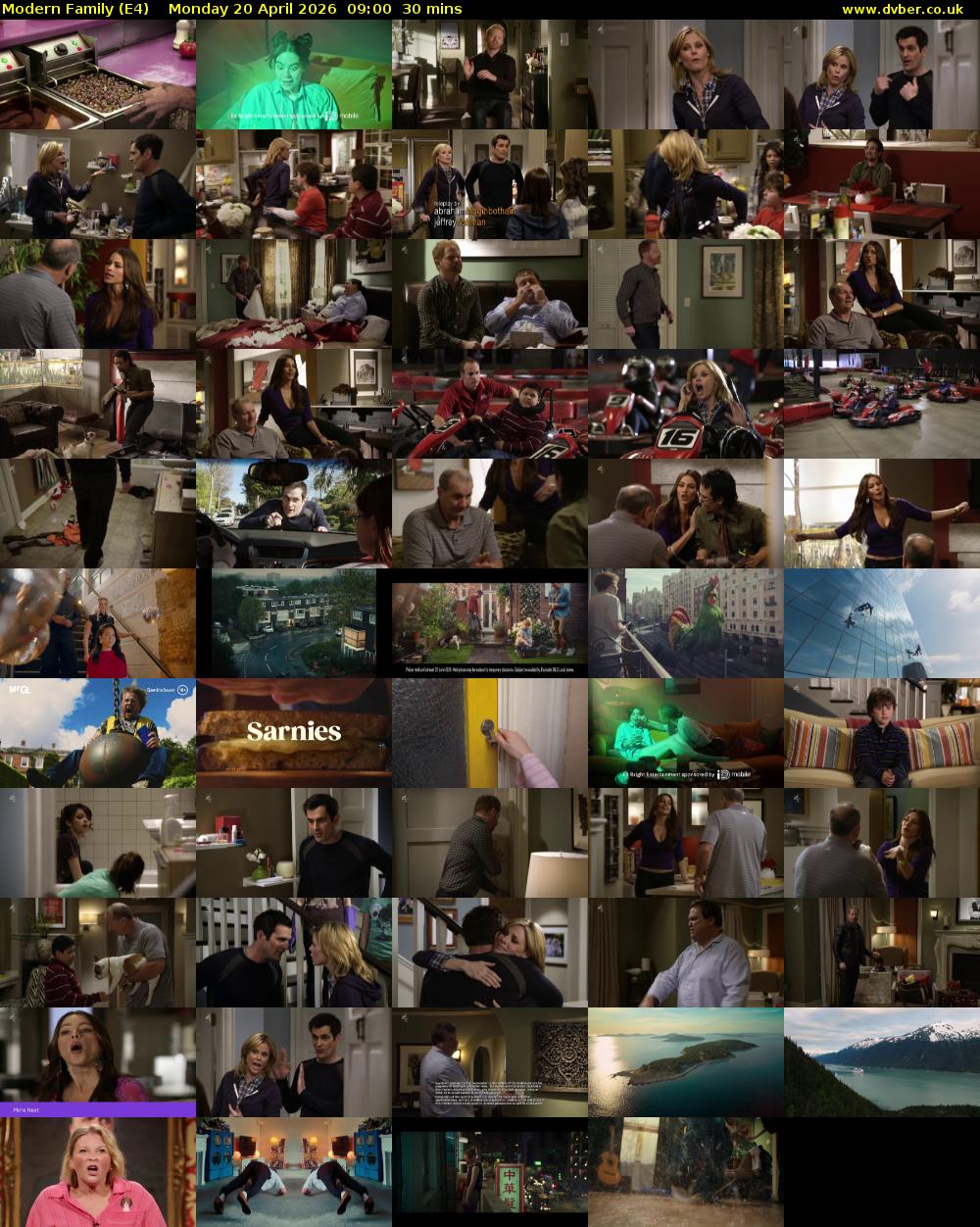 Modern Family (E4) Monday 20 April 2026 09:00 - 09:30