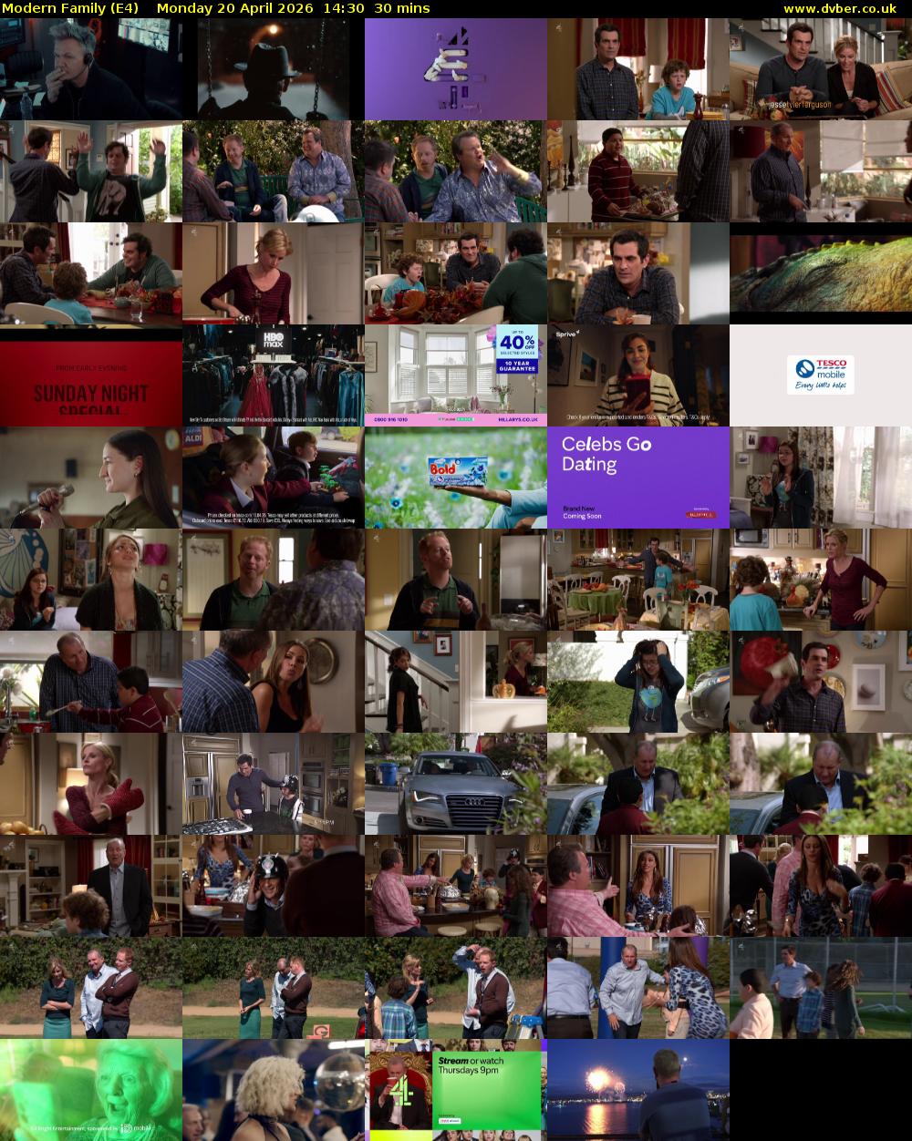 Modern Family (E4) Monday 20 April 2026 14:30 - 15:00