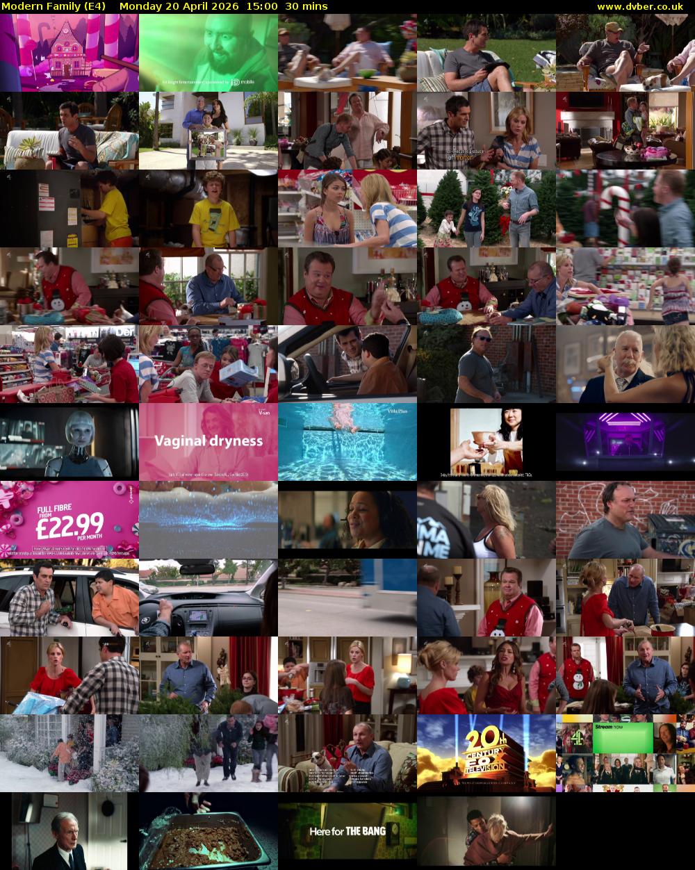 Modern Family (E4) Monday 20 April 2026 15:00 - 15:30