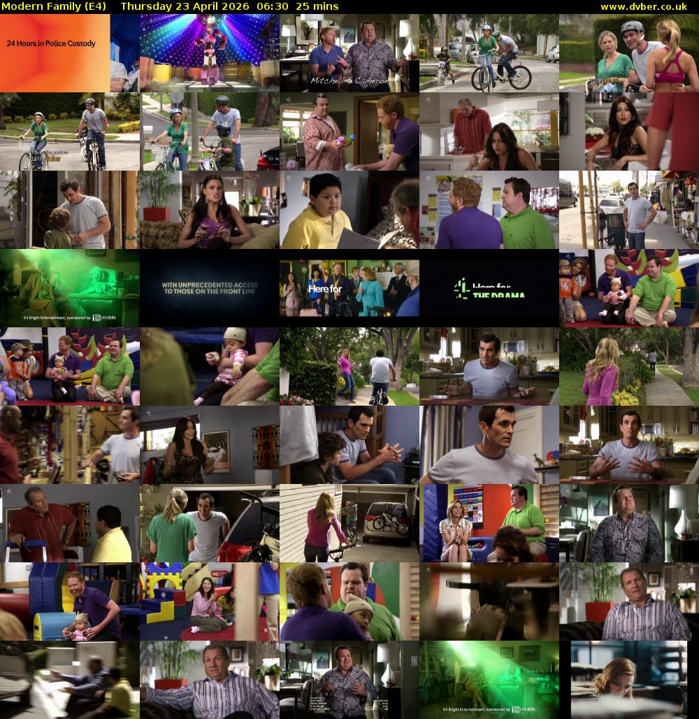 Modern Family (E4) Thursday 23 April 2026 06:30 - 06:55