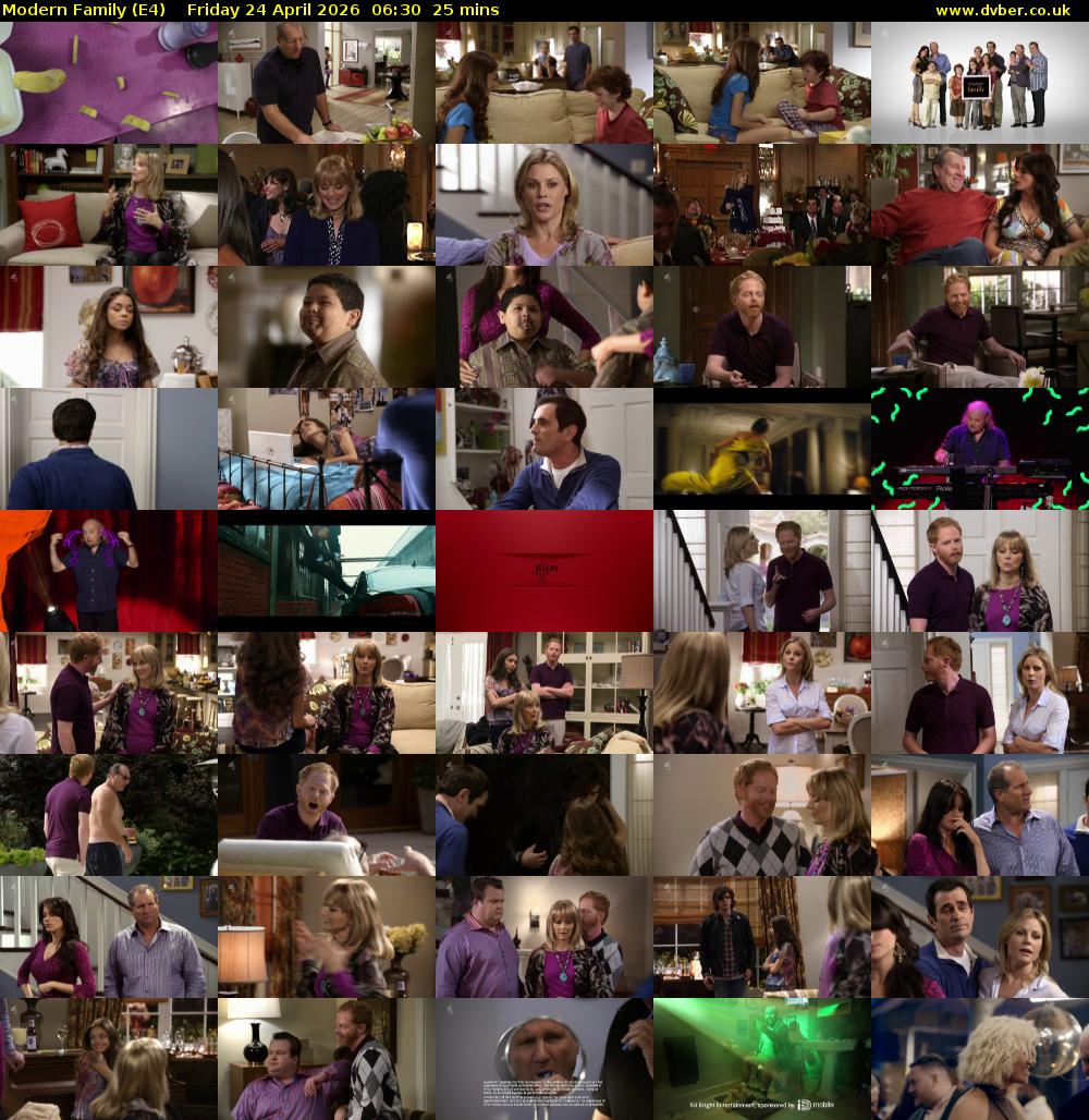Modern Family (E4) Friday 24 April 2026 06:30 - 06:55