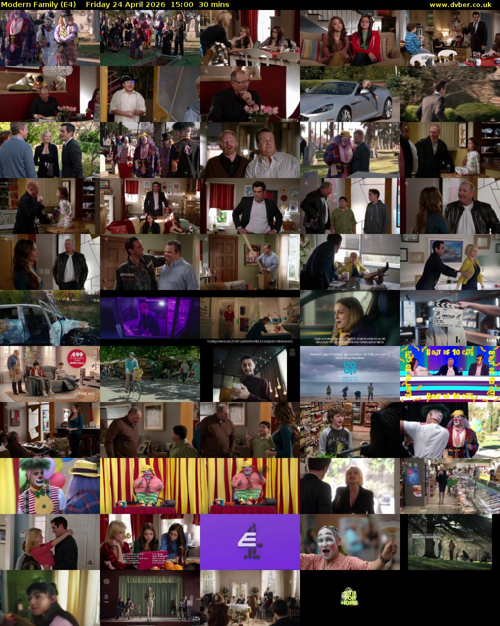 Modern Family (E4) Friday 24 April 2026 15:00 - 15:30