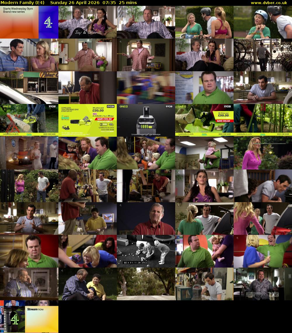 Modern Family (E4) Sunday 26 April 2026 07:35 - 08:00