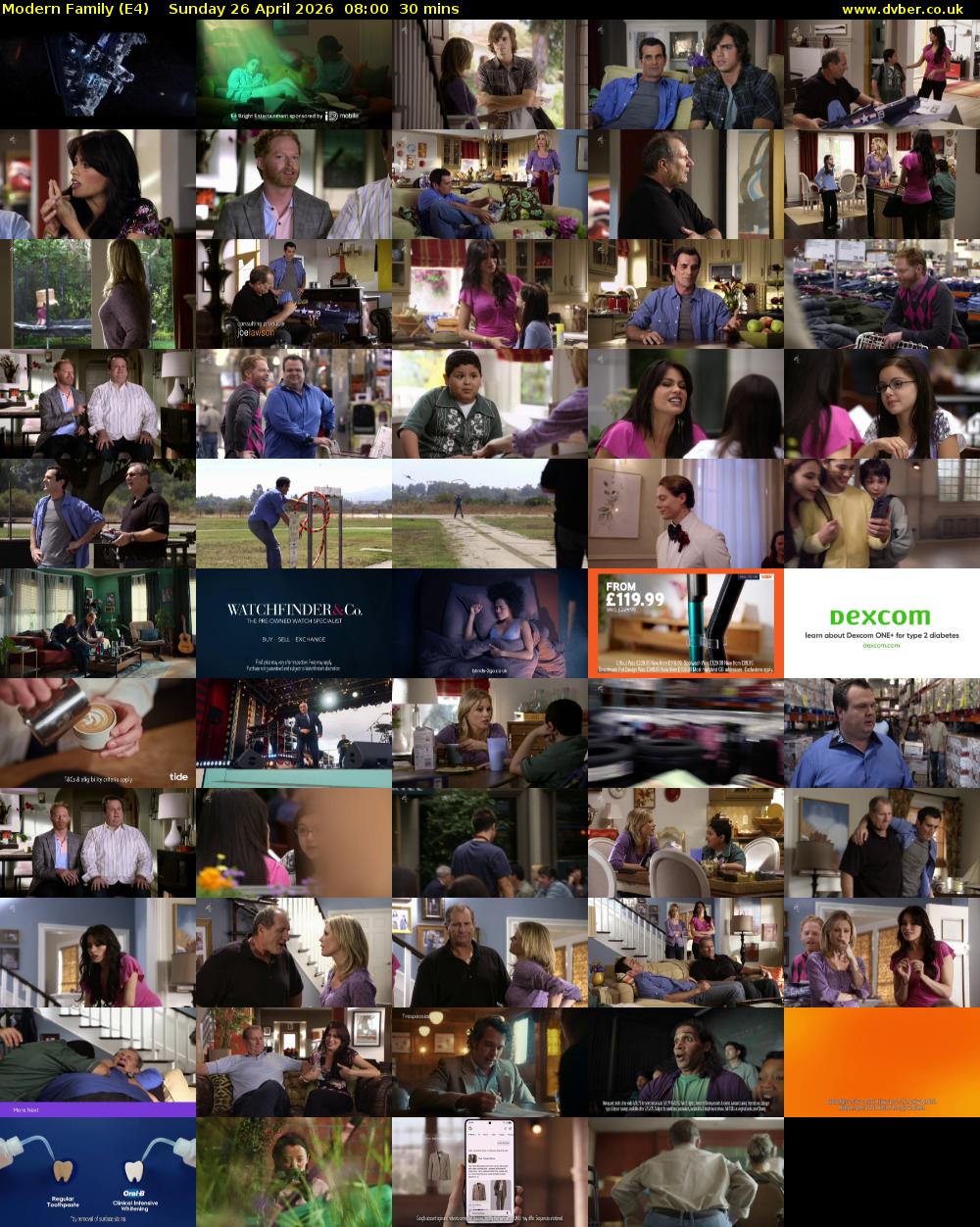 Modern Family (E4) Sunday 26 April 2026 08:00 - 08:30