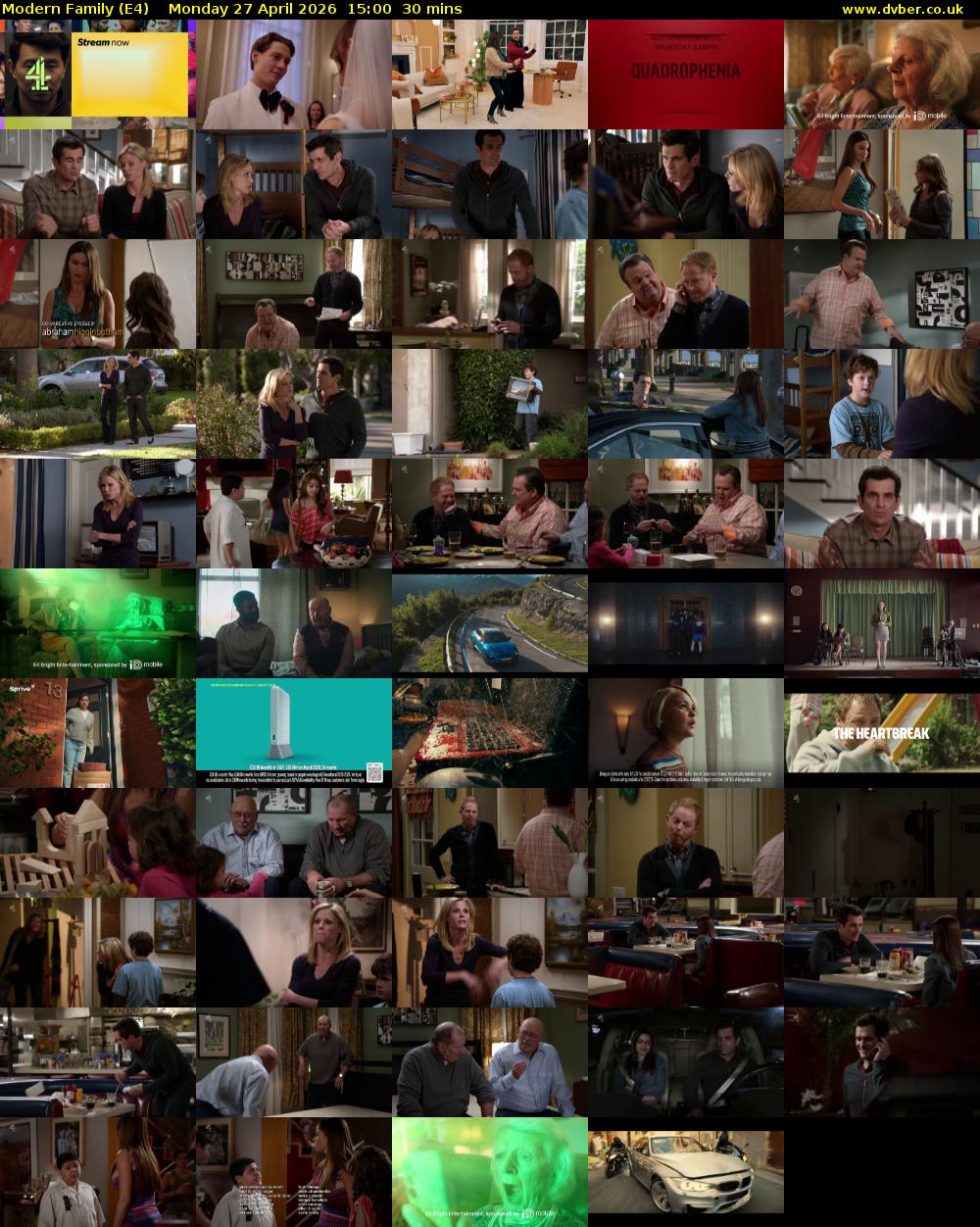 Modern Family (E4) Monday 27 April 2026 15:00 - 15:30