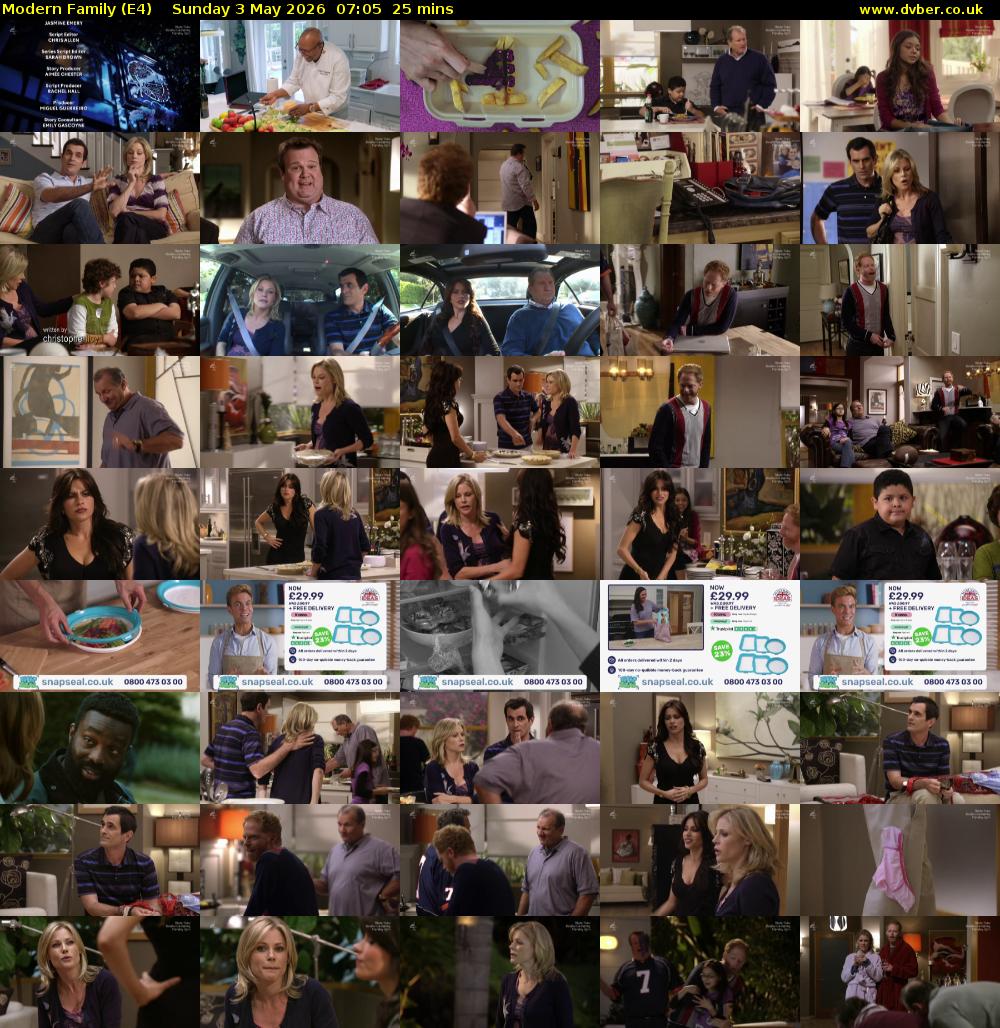Modern Family (E4) Sunday 3 May 2026 07:05 - 07:30