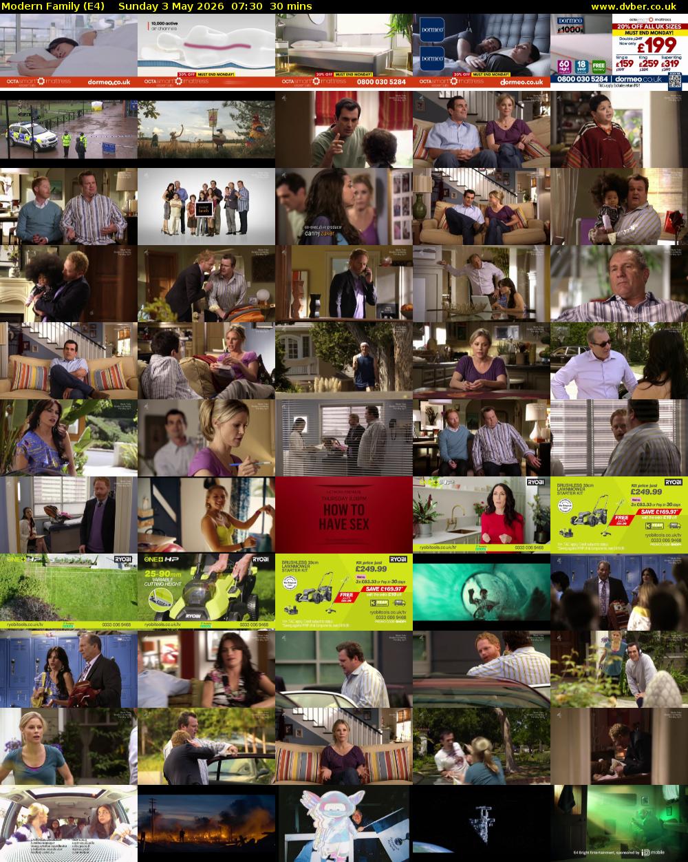Modern Family (E4) Sunday 3 May 2026 07:30 - 08:00
