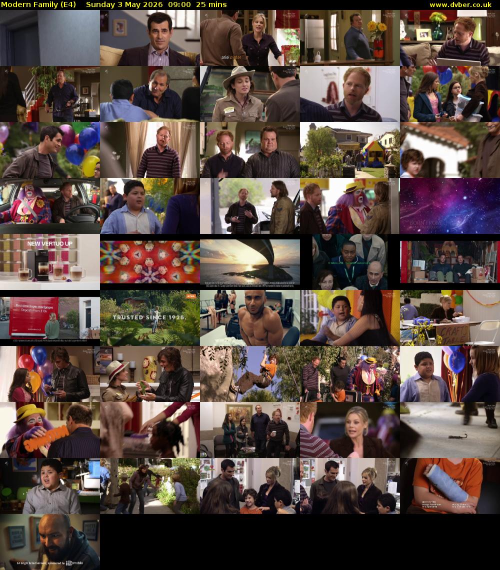 Modern Family (E4) Sunday 3 May 2026 09:00 - 09:25