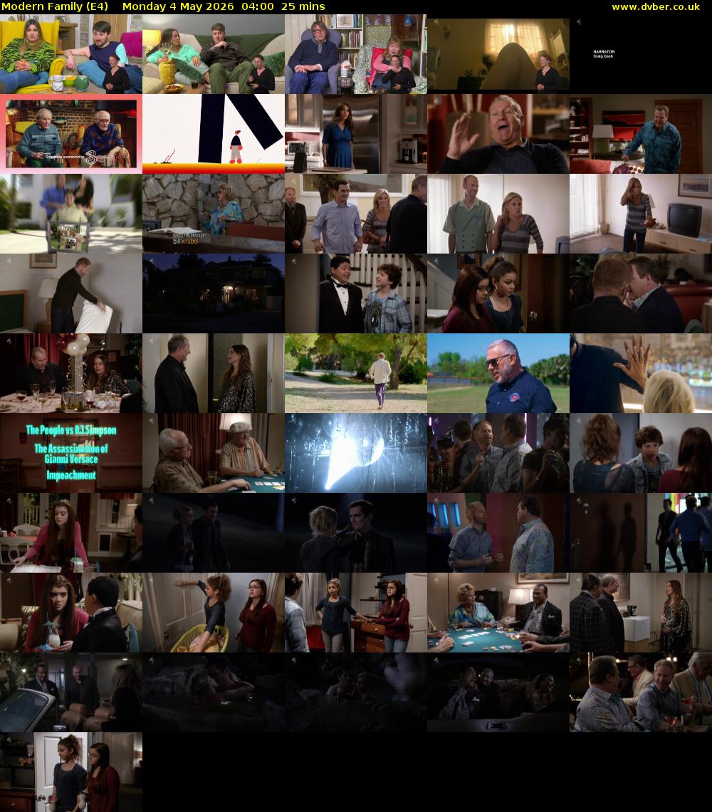 Modern Family (E4) Monday 4 May 2026 04:00 - 04:25