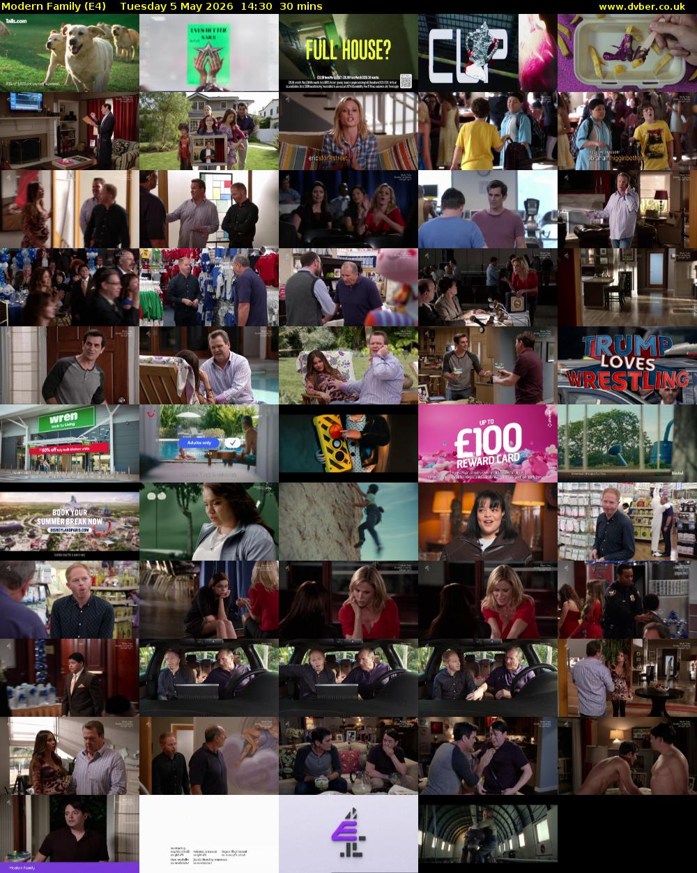 Modern Family (E4) Tuesday 5 May 2026 14:30 - 15:00