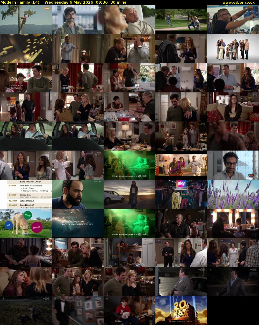 Modern Family (E4) Wednesday 6 May 2026 09:30 - 10:00