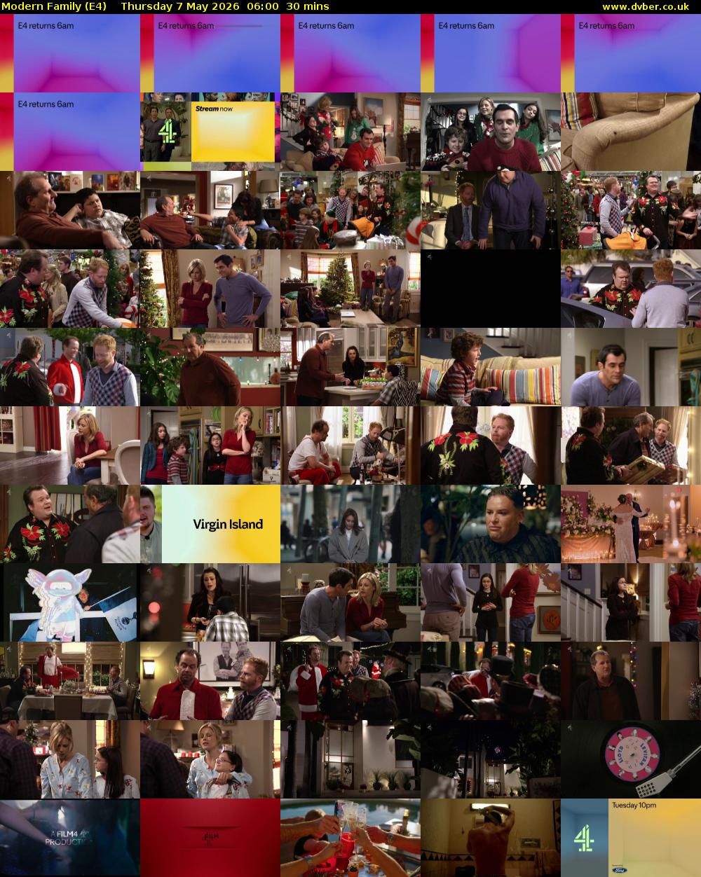 Modern Family (E4) Thursday 7 May 2026 06:00 - 06:30