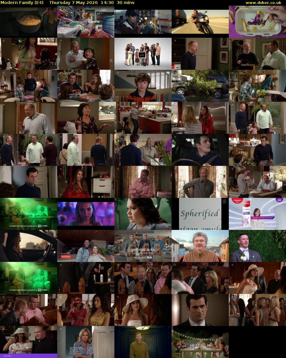 Modern Family (E4) Thursday 7 May 2026 14:30 - 15:00