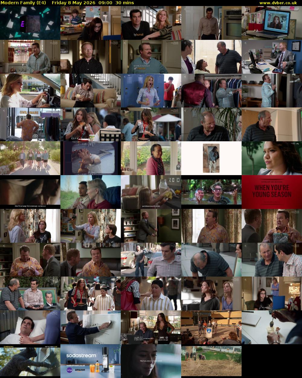 Modern Family (E4) Friday 8 May 2026 09:00 - 09:30