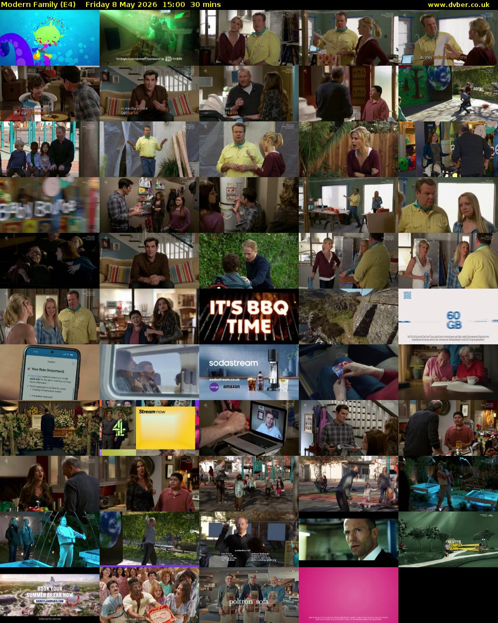 Modern Family (E4) Friday 8 May 2026 15:00 - 15:30
