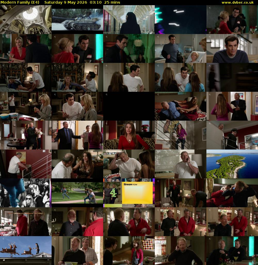 Modern Family (E4) Saturday 9 May 2026 03:10 - 03:35