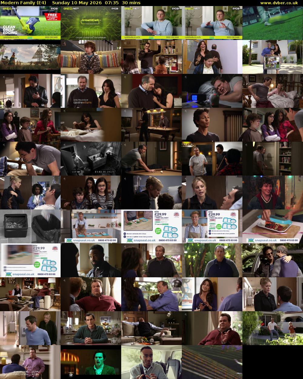 Modern Family (E4) Sunday 10 May 2026 07:35 - 08:05