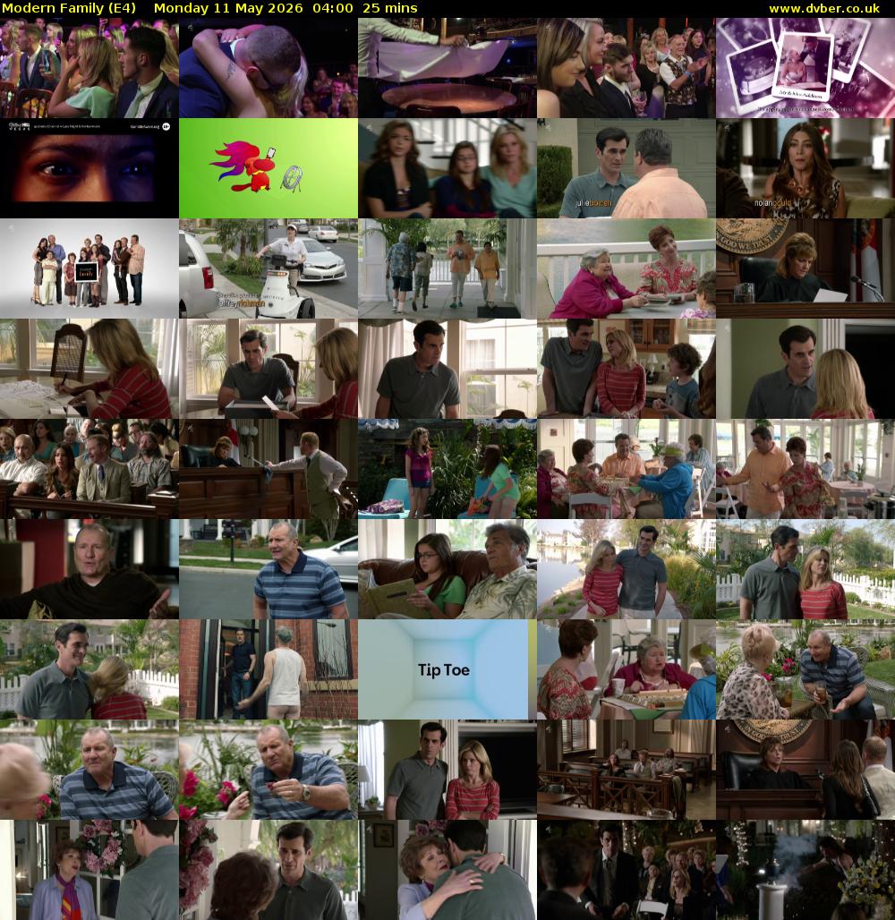 Modern Family (E4) Monday 11 May 2026 04:00 - 04:25