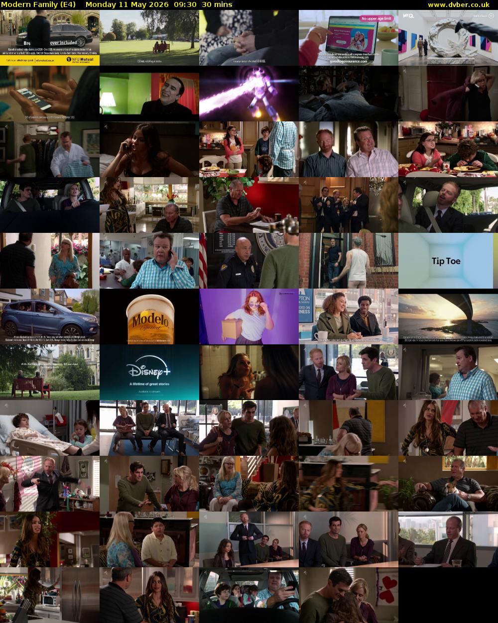 Modern Family (E4) Monday 11 May 2026 09:30 - 10:00