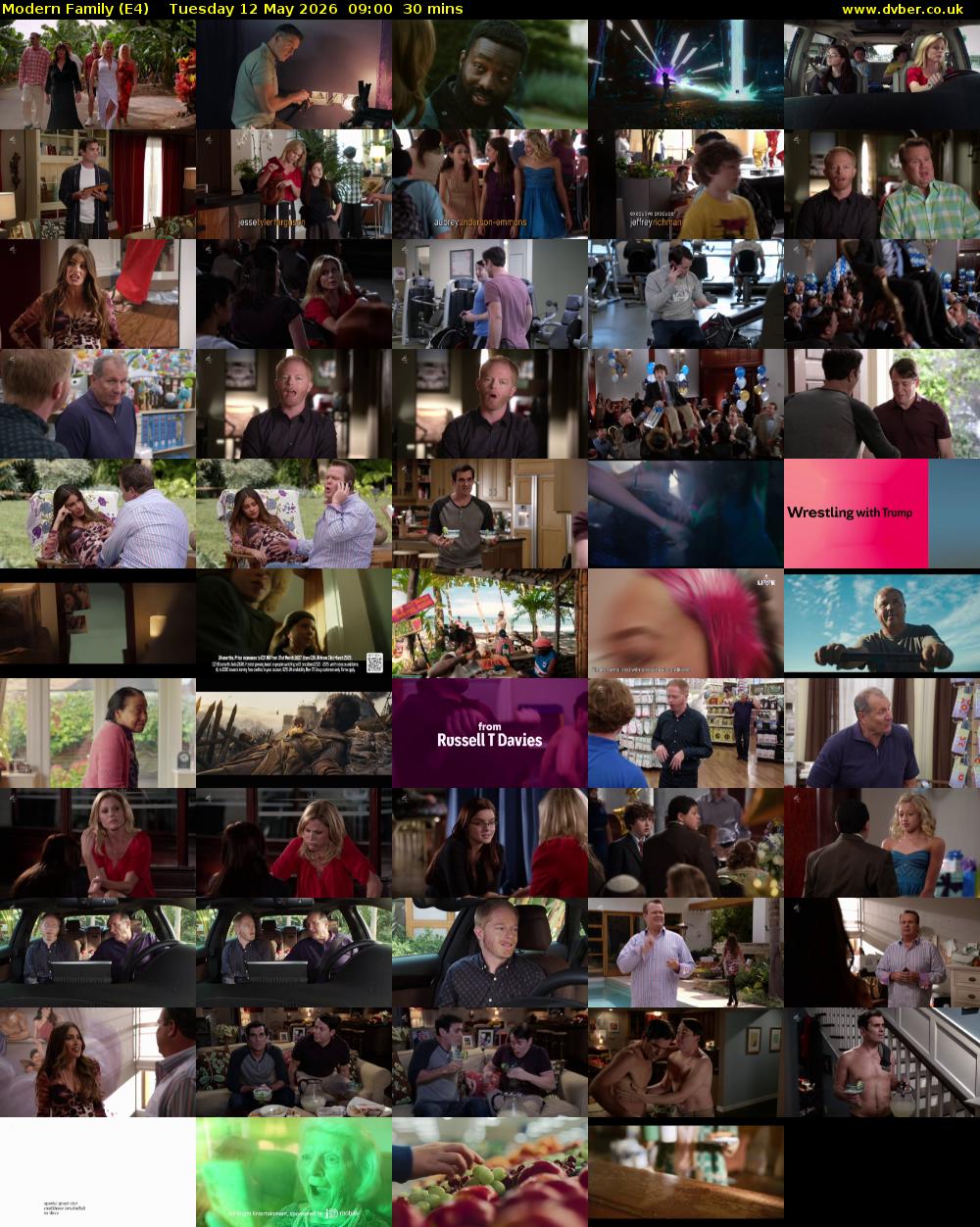 Modern Family (E4) Tuesday 12 May 2026 09:00 - 09:30